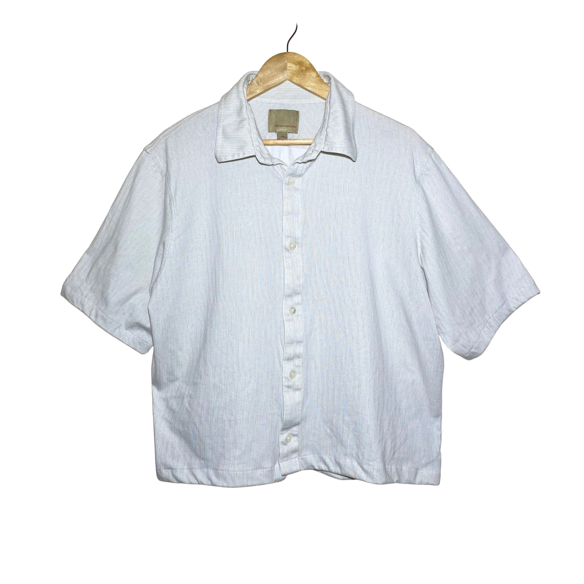 Banana Republic Light Yellow Polo Crop