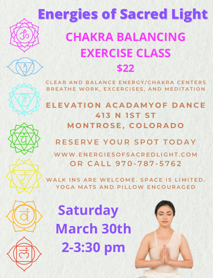 Chakra Balancing Exercise Class with Dr. McClendon