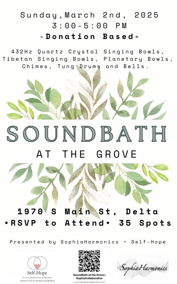 432 Hz SoundBath at the Grove