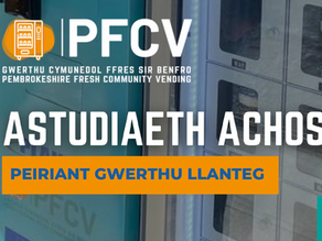 ASTUDIAETH ACHOS: Peiriant Gwerthu Llanteg