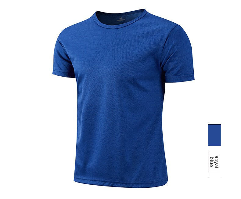 Thumbnail: Quick Dry Round Neck Short Sleeve T-Shirt