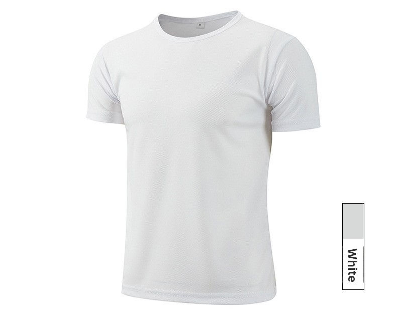 Thumbnail: Quick Dry Round Neck Short Sleeve T-Shirt