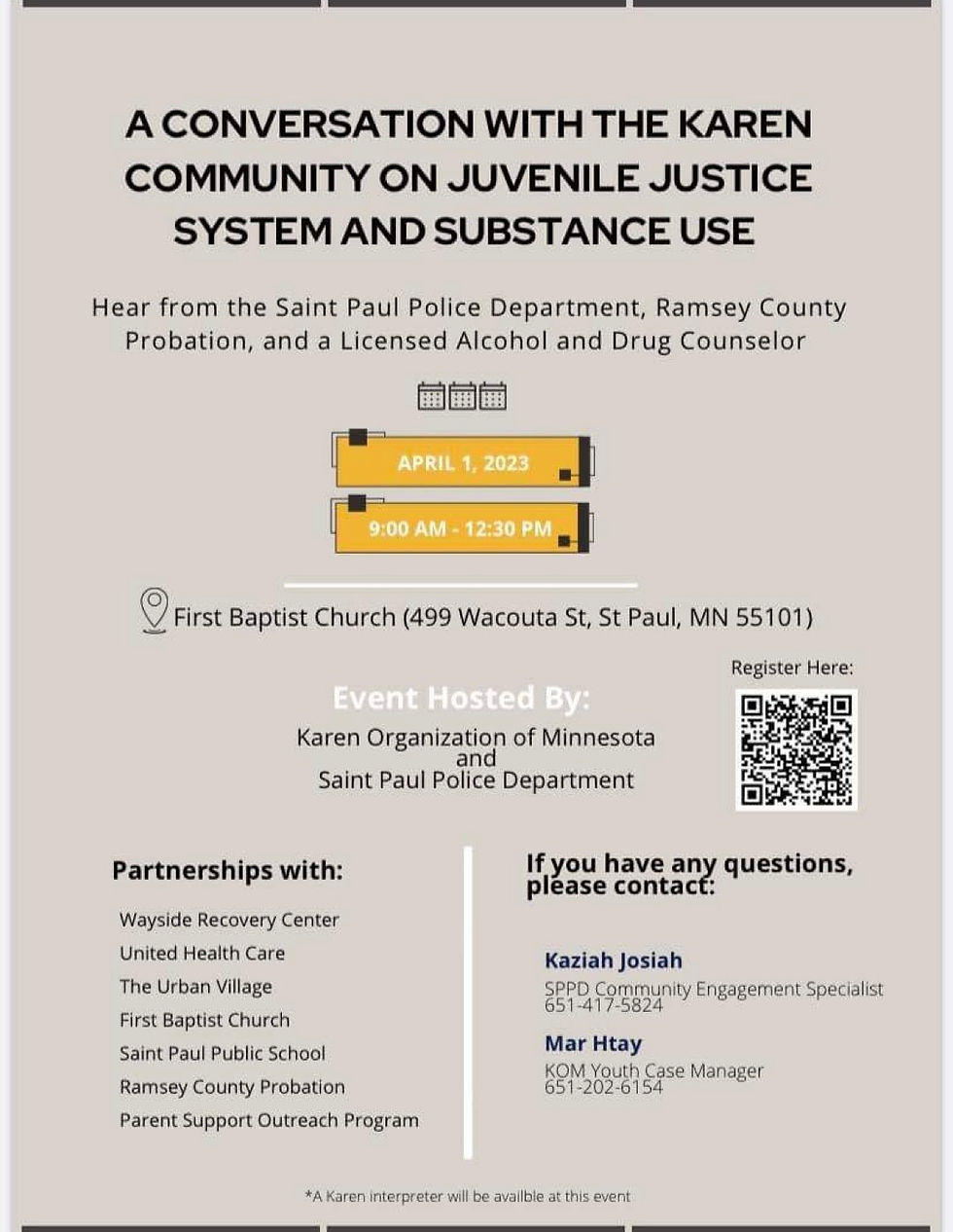 Karen Community Conversation:
