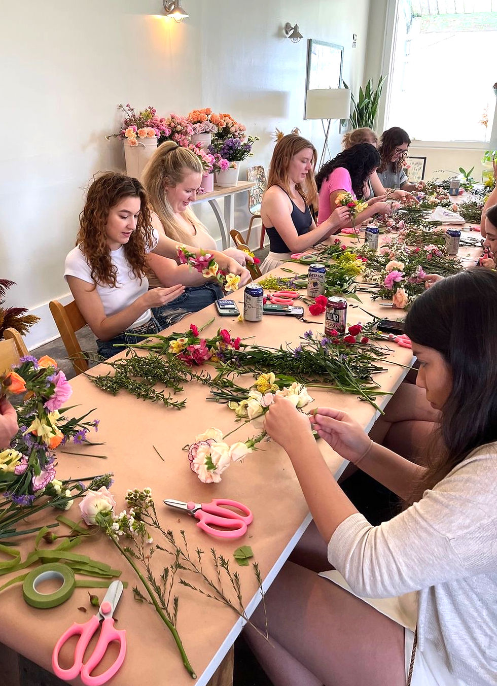Autumn Bouquet Workshop With Champagne