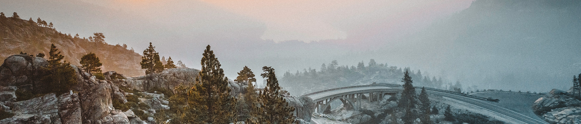 Sunset over the Mountains