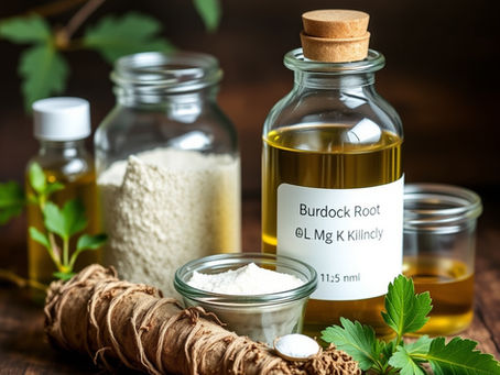 Burdock Root Tincture: Nourishing the Blood, Cleansing the Body