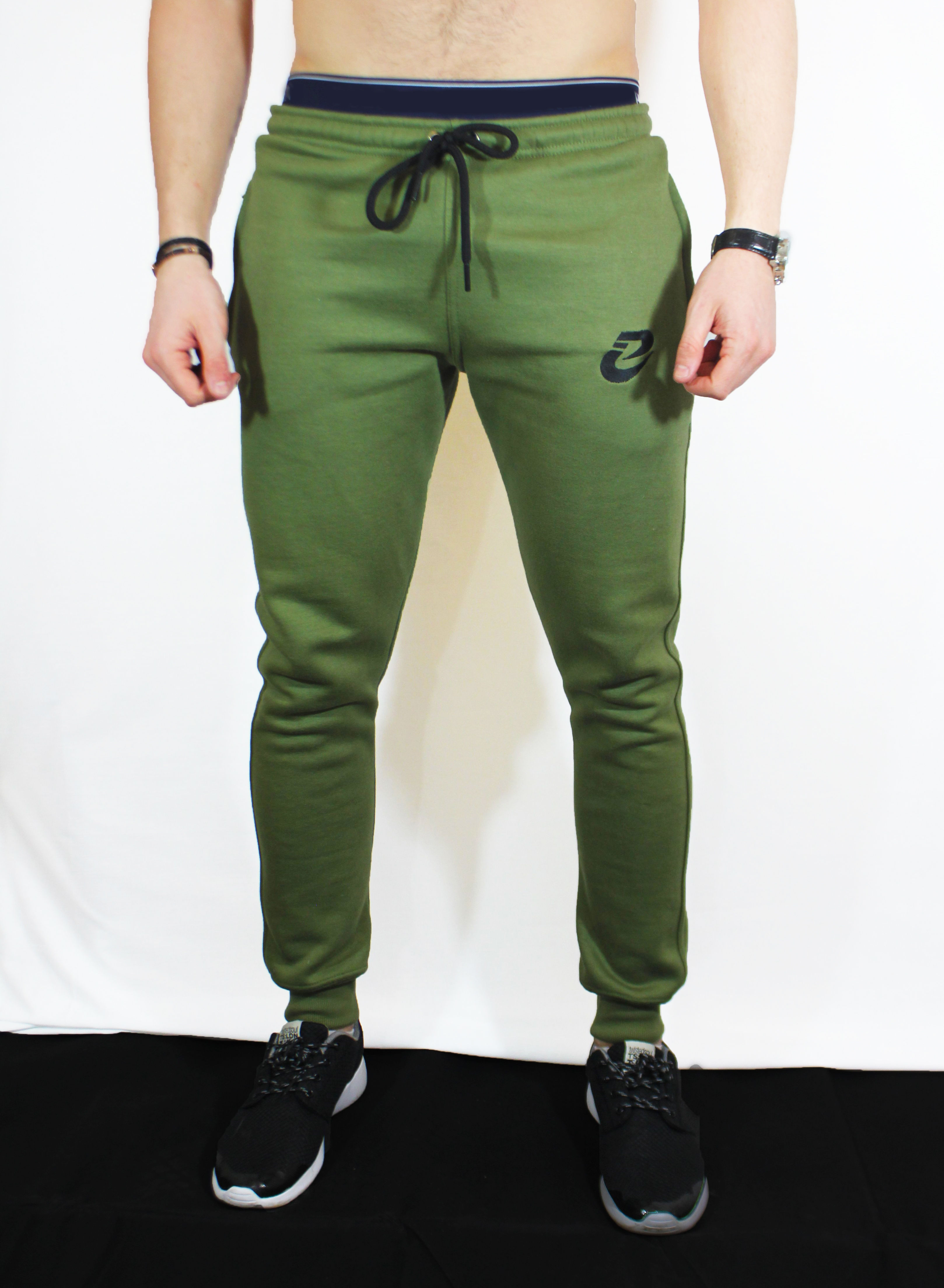 Tracksuit Bottoms - Olive Green