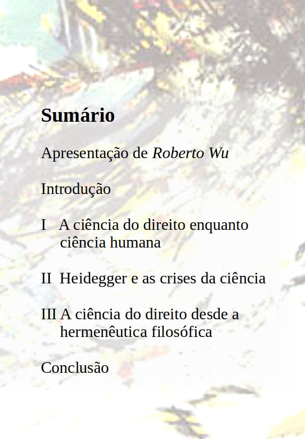 Miniatura: Ciência do direito e hermenêutica