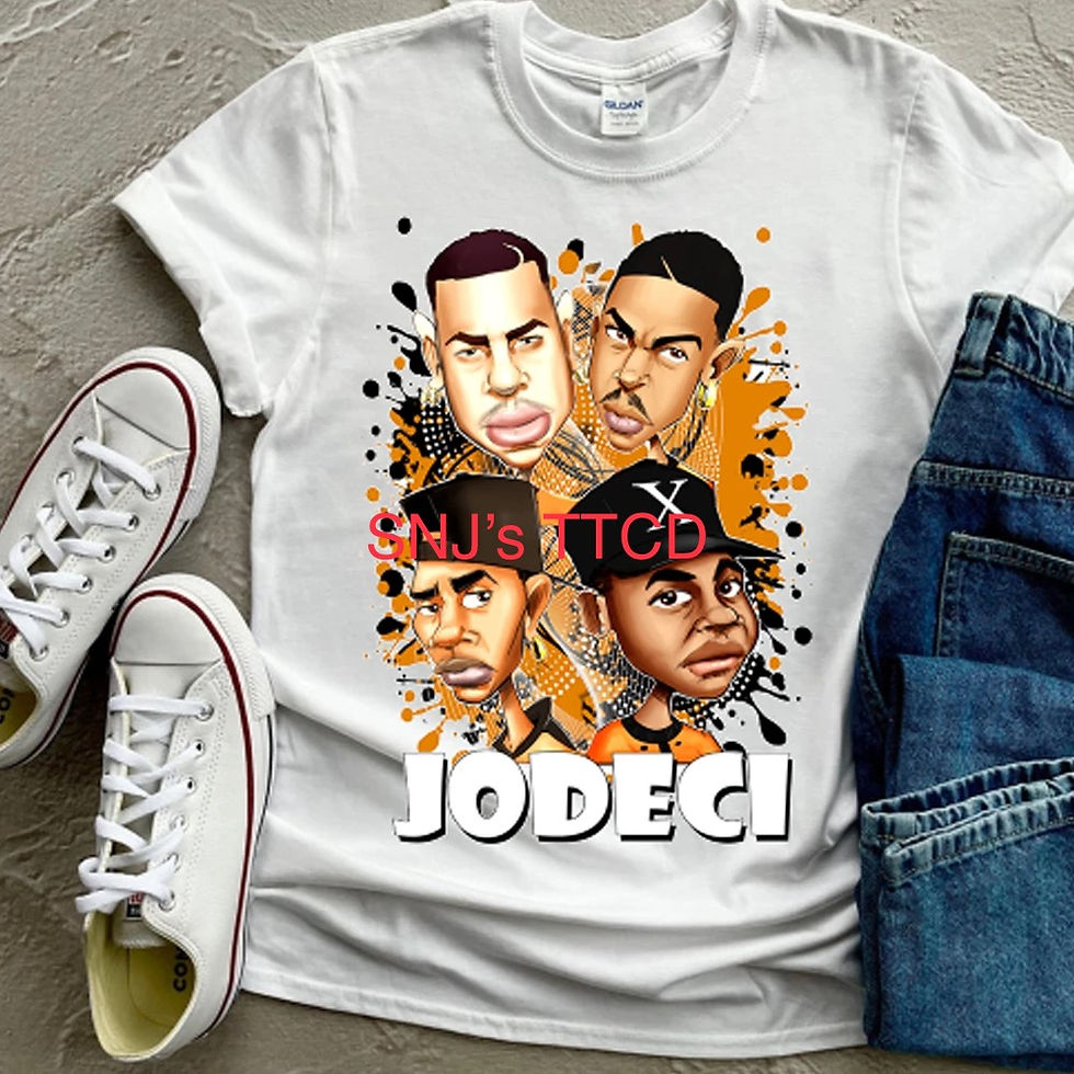 "Jodeci" 90's R&B Group, sublimated Tee