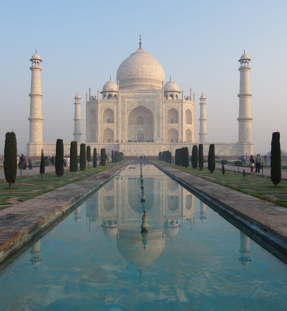 Das berühmte Taj Mahal