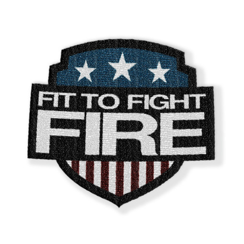 Embroidered FTFF Logo Patch | Fit To Fight Fire