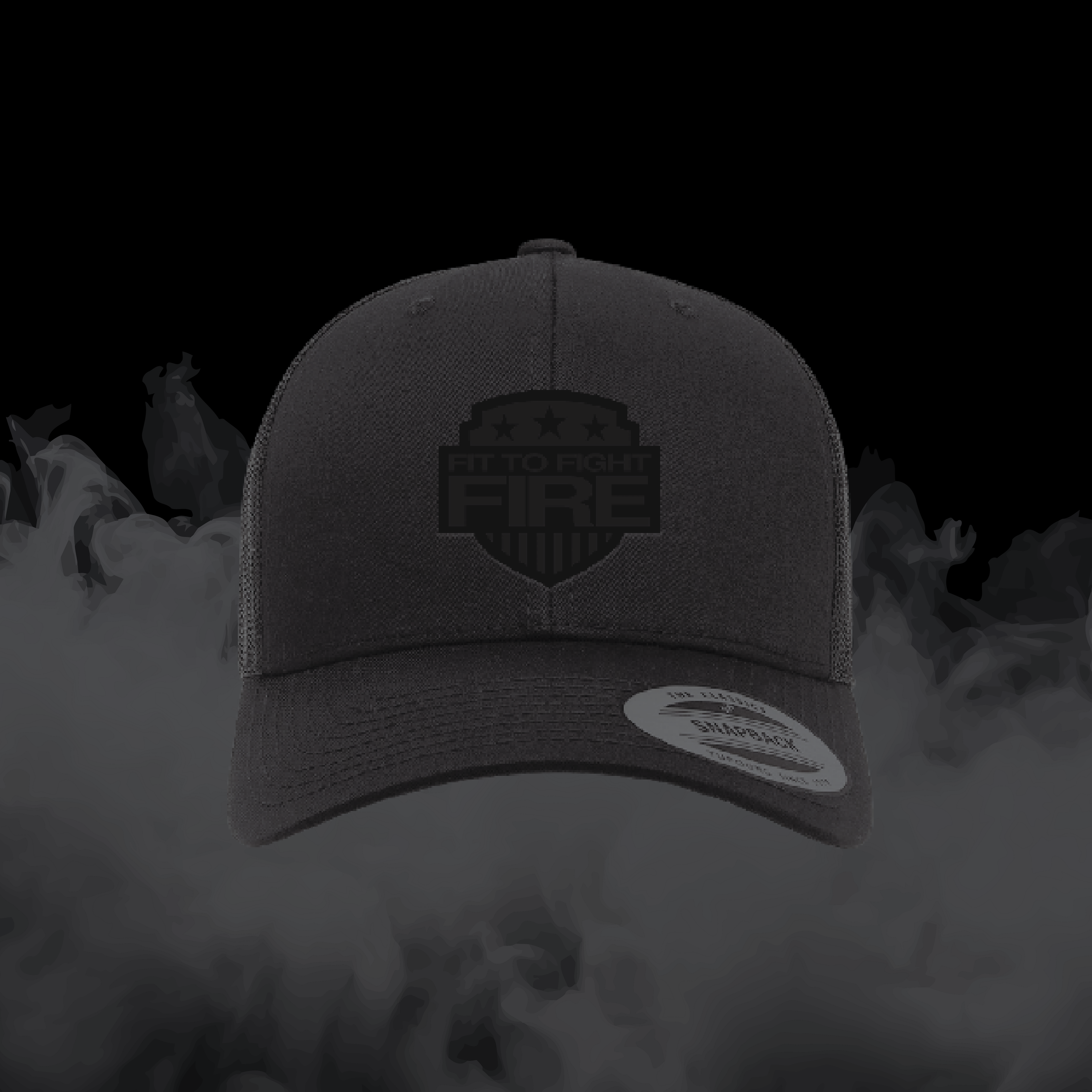 Zero Visibility Black on Black FTFF Hat