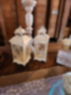 White Antique Lanterns