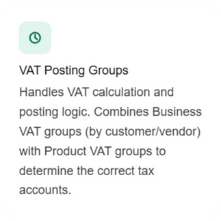 posting group business central