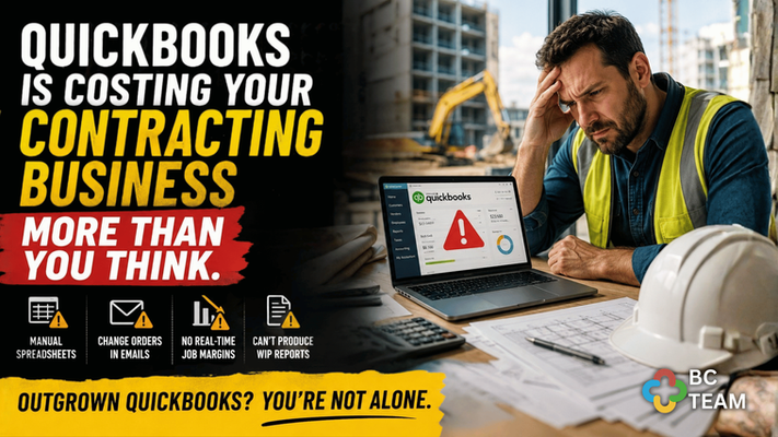 Construction QuickBooks Problem
