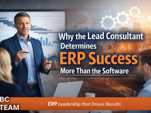 Why the Lead Consultant Determines ERP Success More Than the Software