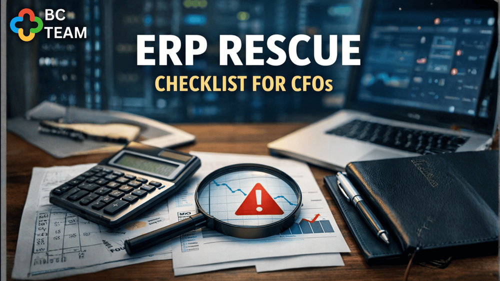 ERP Rescue Checklist: What Every CFO Should Ask Before Taking Action
