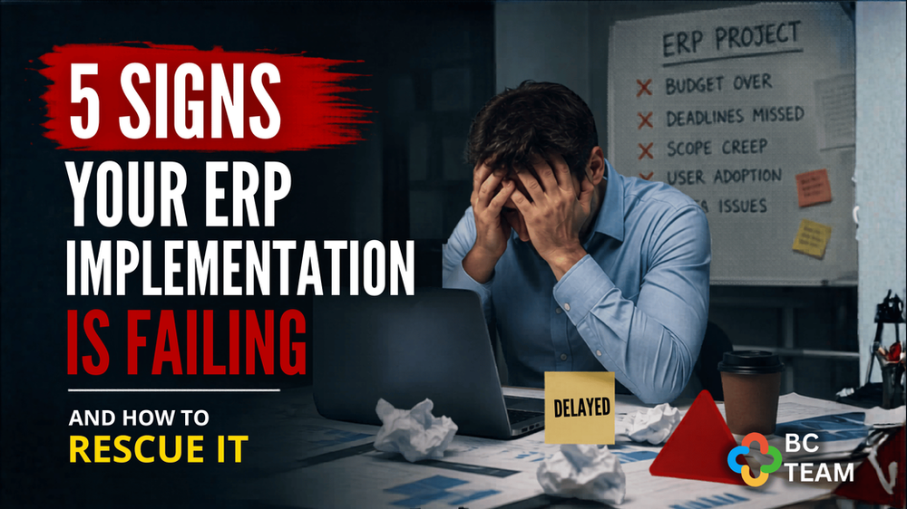 5 Signs Your ERP Implementation Is Failing — And How to Rescue It