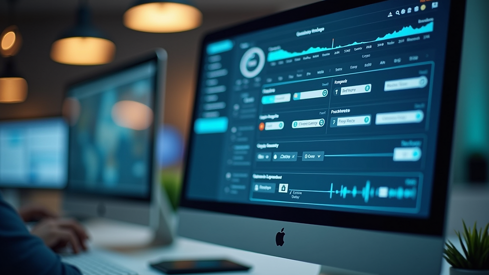 Close-up view of a computer screen showing ERP system customization interface