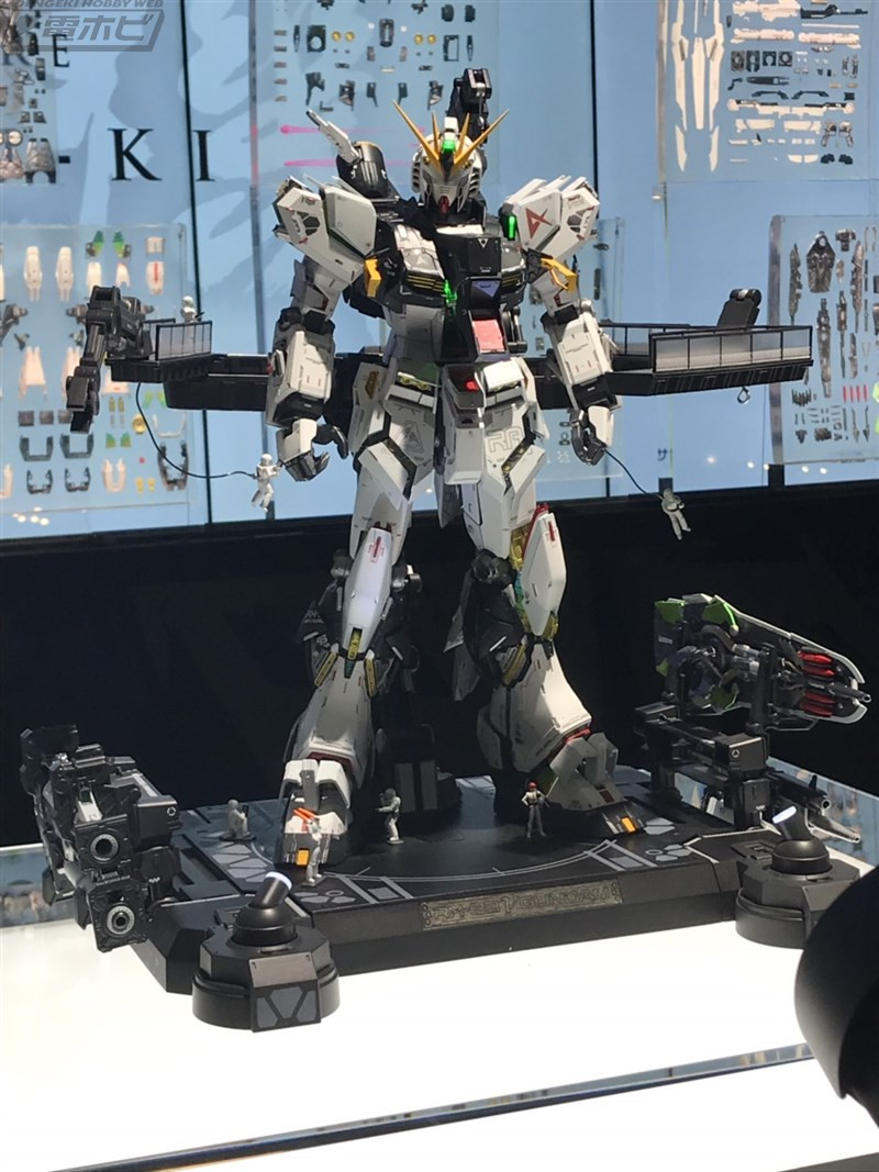 MetalStructure 1/60 RX93 Nu Gundam First Look Tokyo Toy Show