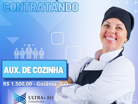 Auxiliar de Cozinha