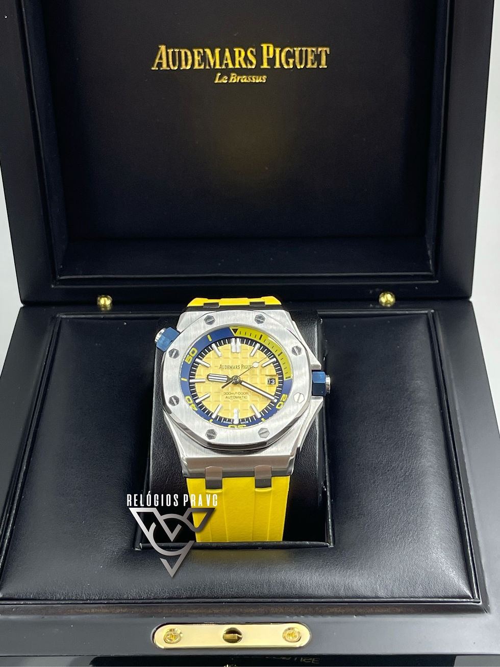 Miniatura: KIT A. PIGUET AMARELO + CAIXA E MANUAIS