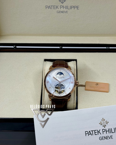 KIT PATEK PHILIPPE + CAIXA COM MANUAIS | Relojoaria importada