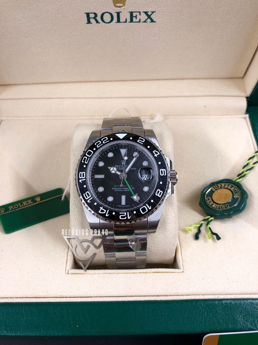 Miniatura: KIT R. GMT MASTER II +CAIXA R. COM DOCUMENTOS