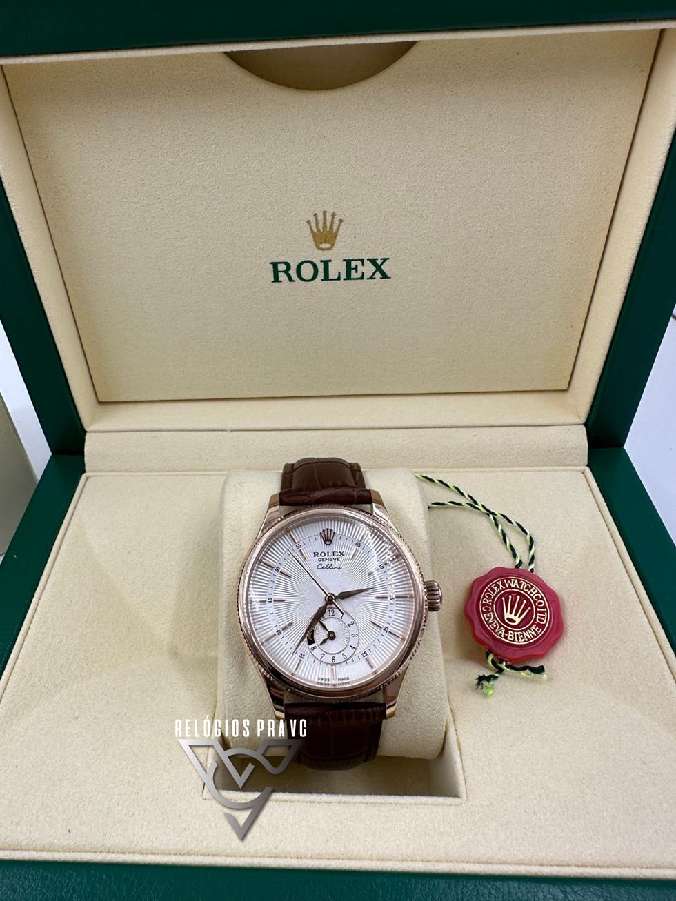 Miniatura: KIT ROLEX CELLINI ROSE +CAIXA R. COM DOCUMENTOS