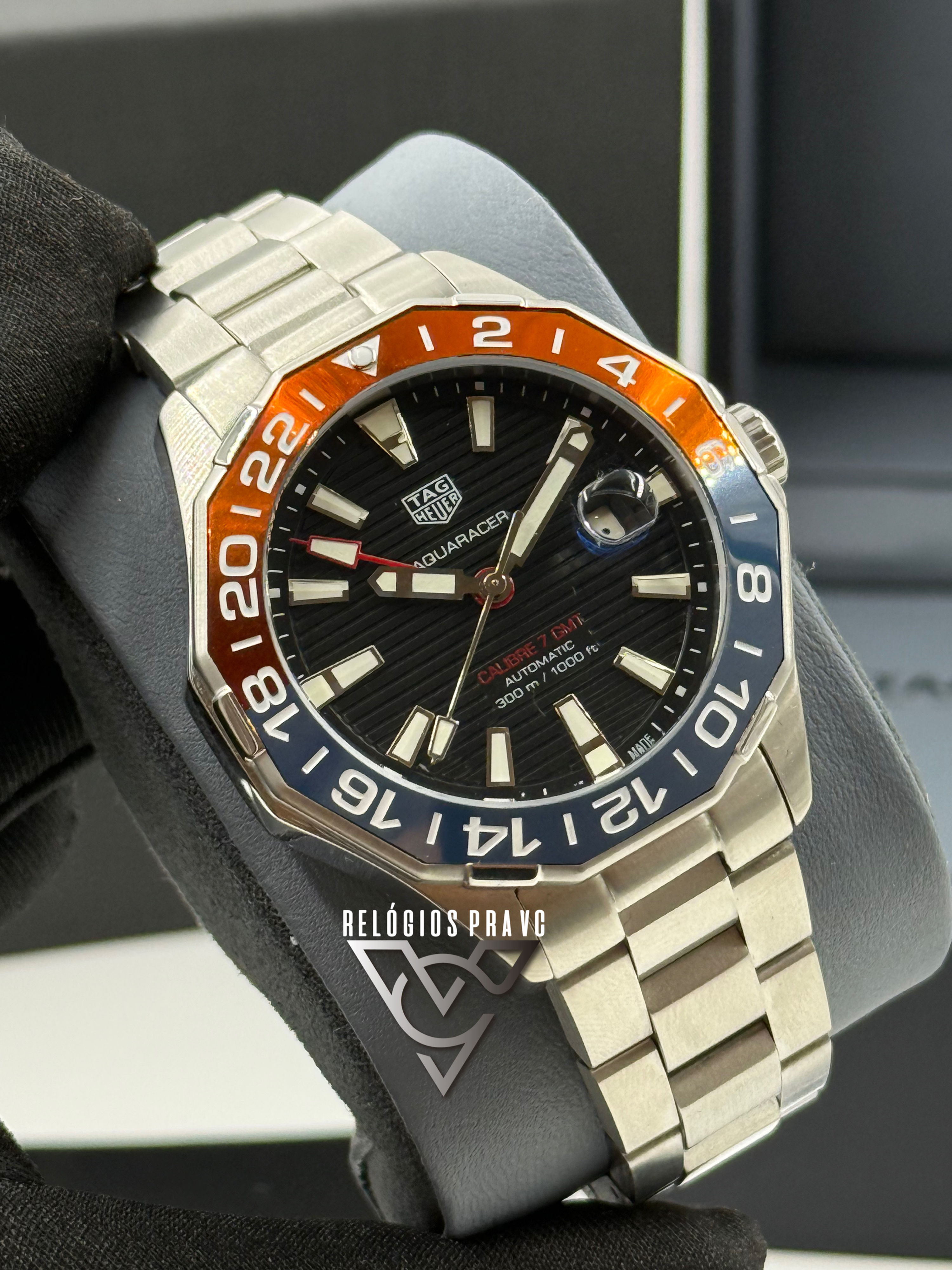 KIT TAG HEUER AQUARECER + CAIXA COM MANUAIS