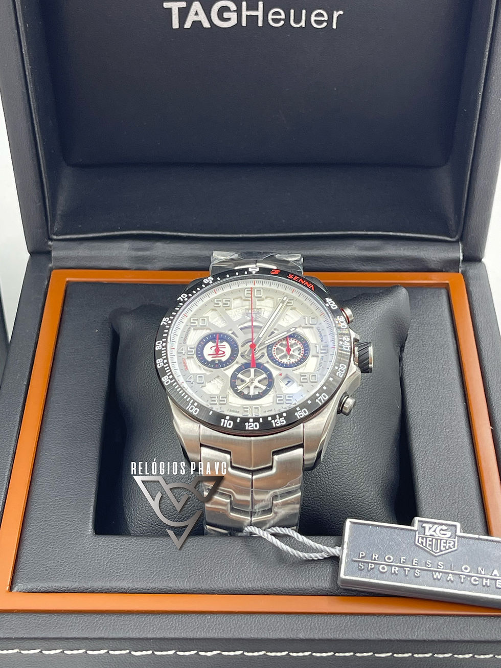 Miniatura: KIT TAG HEUER EDIÇÃO ESPECIAL SENNA + CAIXA COM MANUAIS