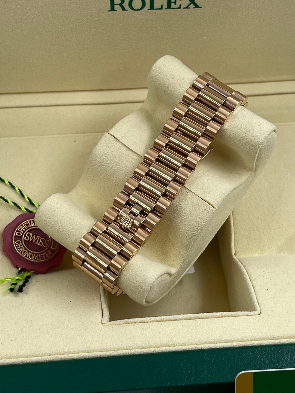 Miniatura: KIT ROLEX DAYDATE ROSÊ +CAIXA R. COM DOCUMENTOS