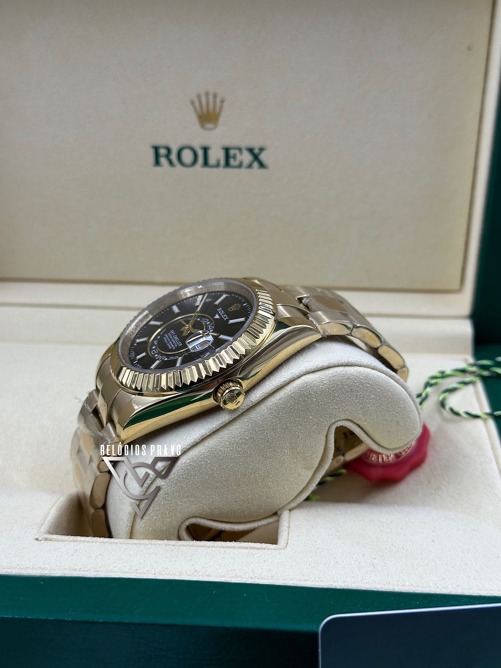 Miniatura: KIT ROLEX SKY-DWELLER GOLD +CAIXA R. COM DOCUMENTOS
