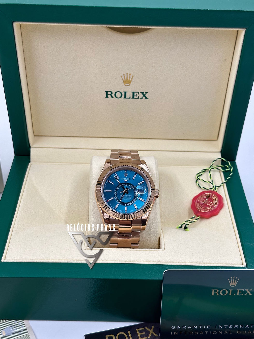 Miniatura: KIT ROLEX SKY-DWELLER +CAIXA R. COM DOCUMENTOS