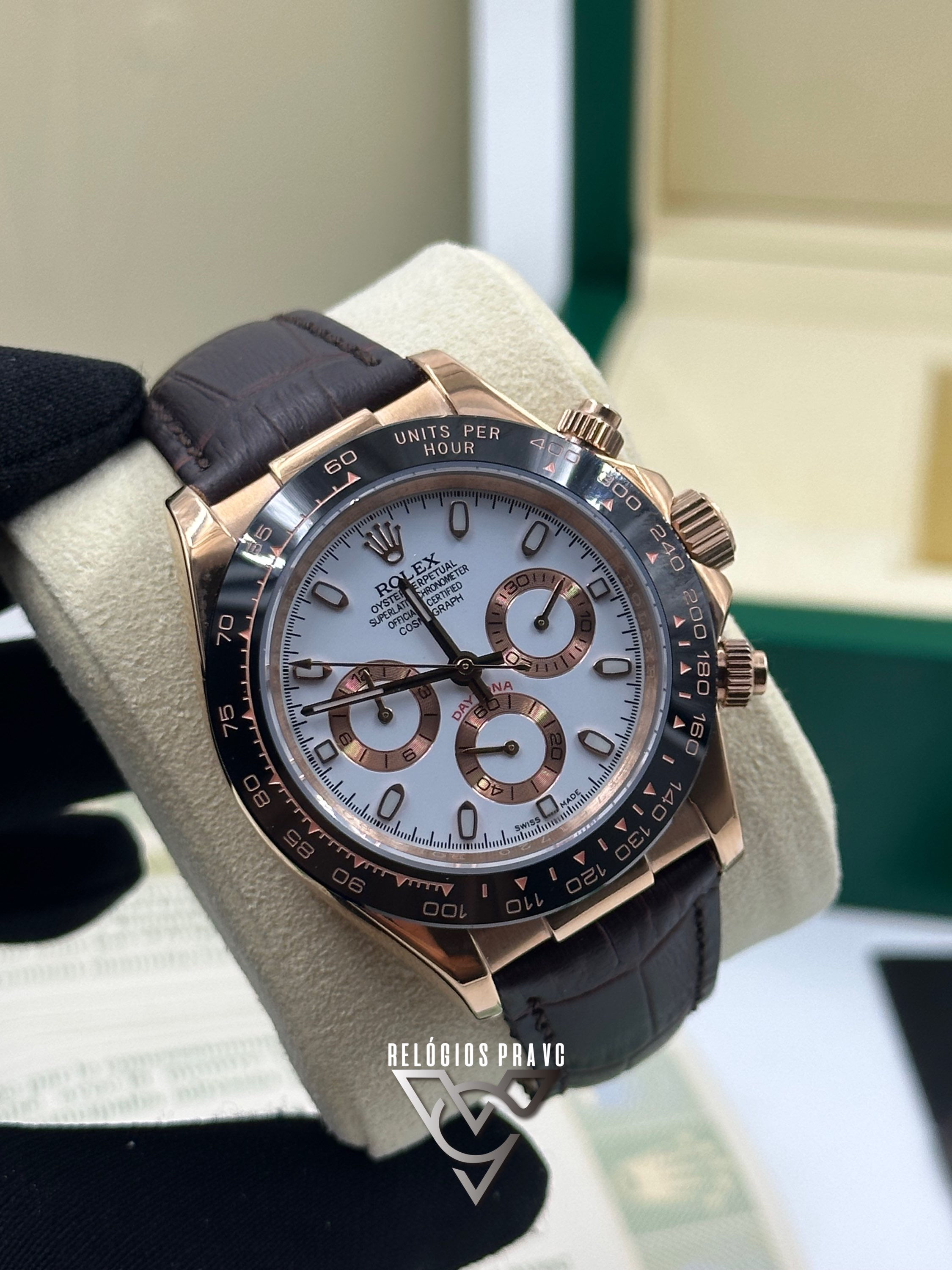 KIT ROLEX DAYTONA+CAIXA R. COM DOCUMENTOS