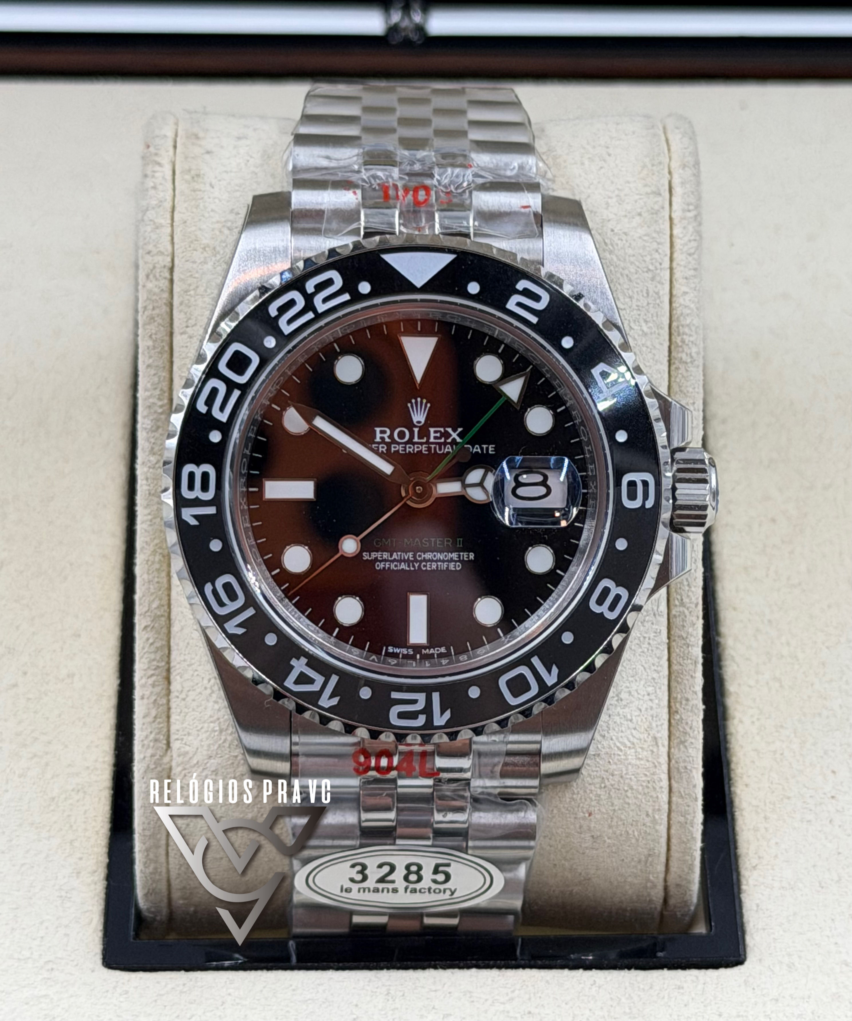 Rolex Gmt Master II Jubileu Fundo Aberto