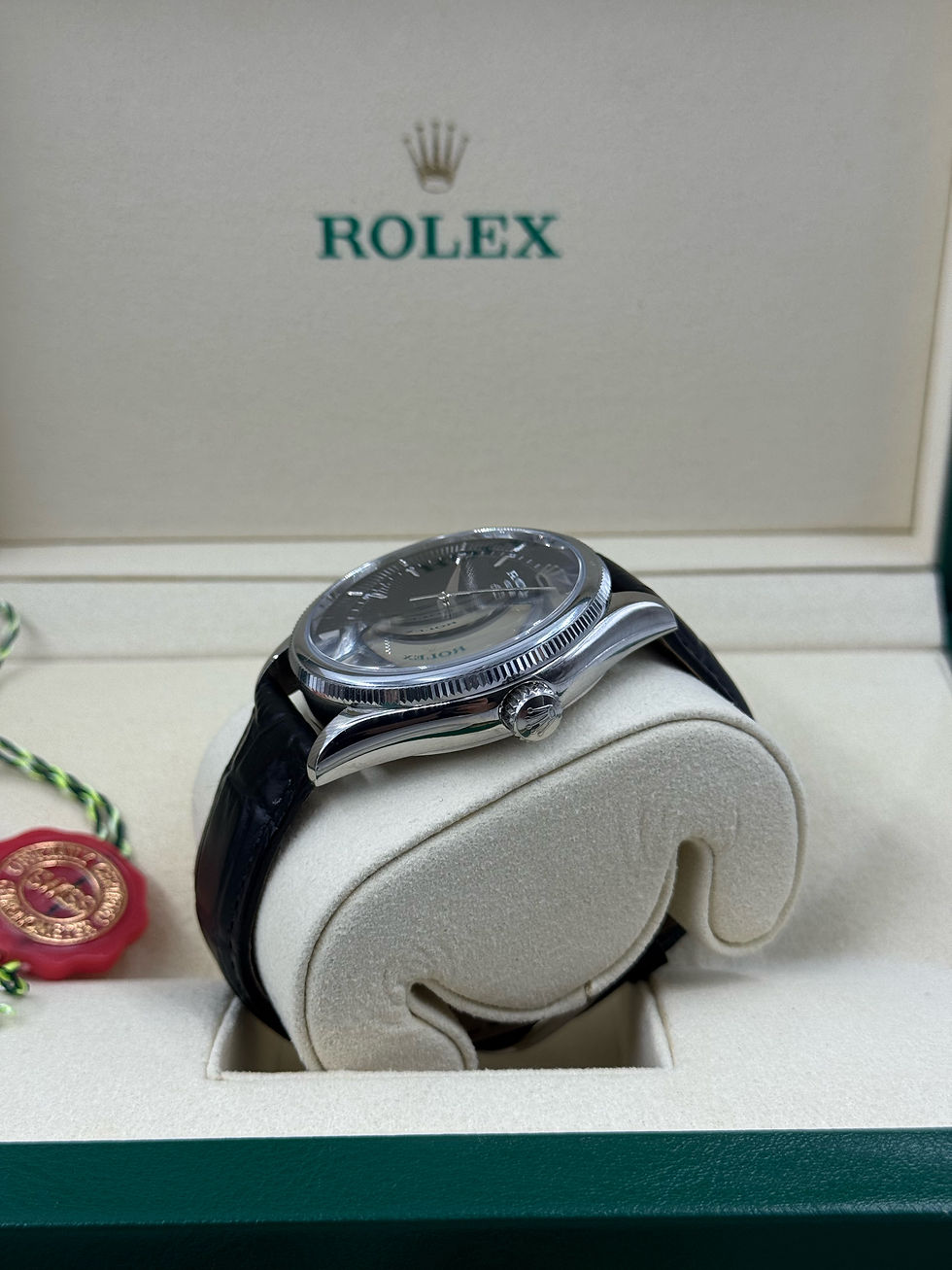 Miniatura: ROLEX CELLINI PRATA – RÉPLICA PRIMEIRA LINHA COM CAIXA E DOCUMENTO