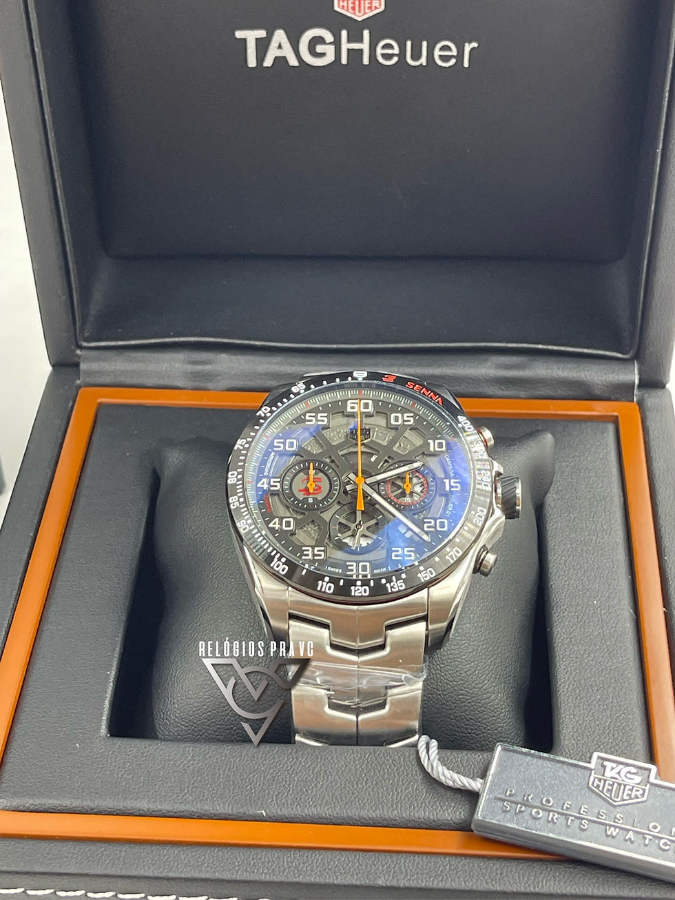 Miniatura: KIT TAG HEUER EDIÇÃO ESPECIAL SENNA + CAIXA COM MANUAIS
