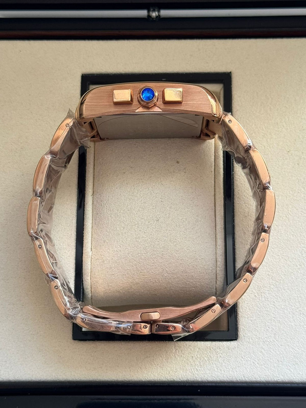 Miniatura: RÉPLICA CARTIER TANK ROSE 34MM X 44MM - Relógio Top Tier Premium