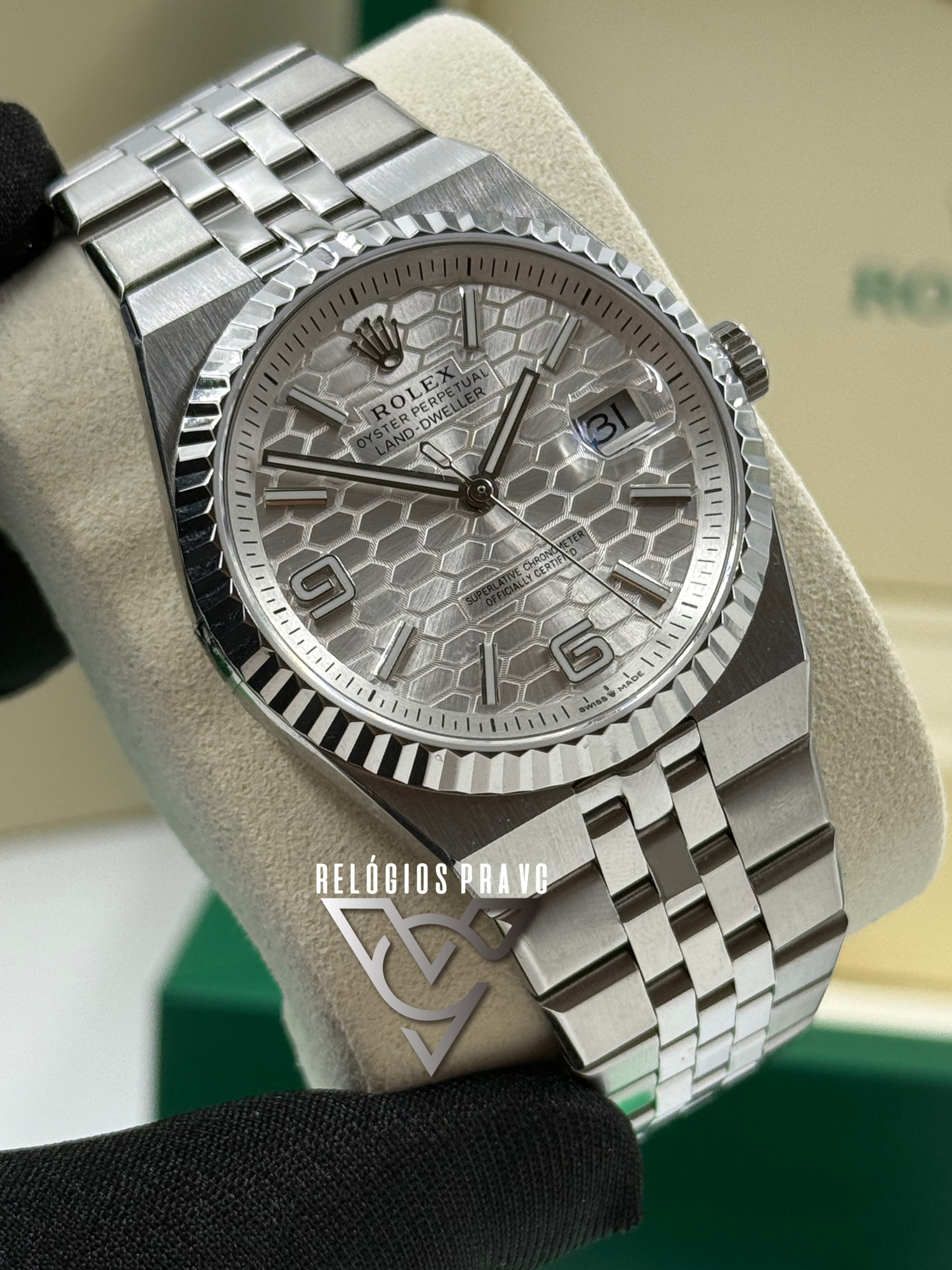 KIT ROLEX LAND-DWELLER +CAIXA R. COM DOCUMENTOS