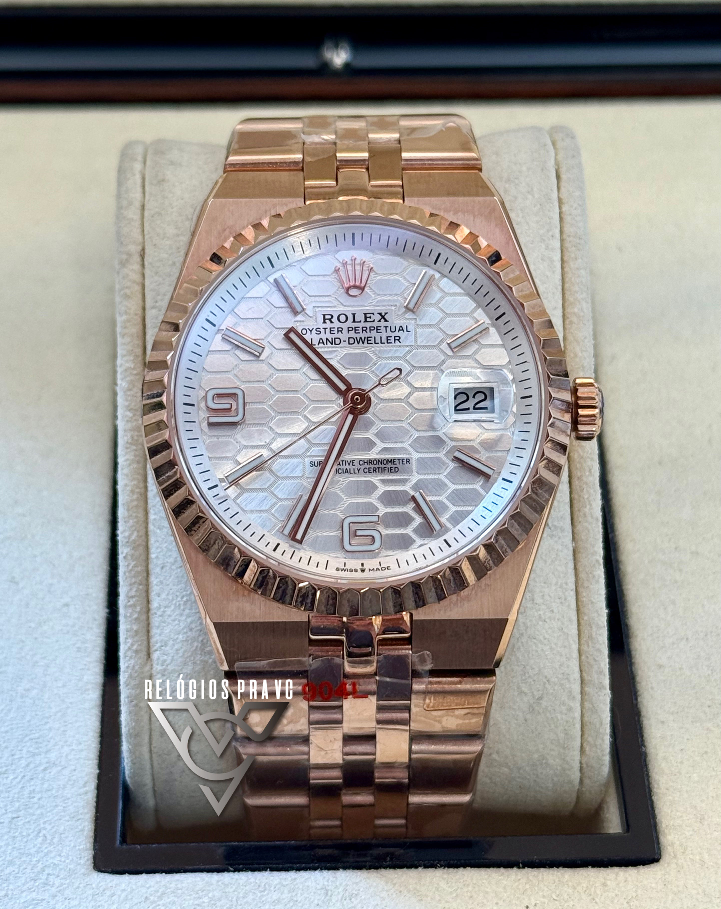 ROLEX LAND DWELLER 40MM ROSE