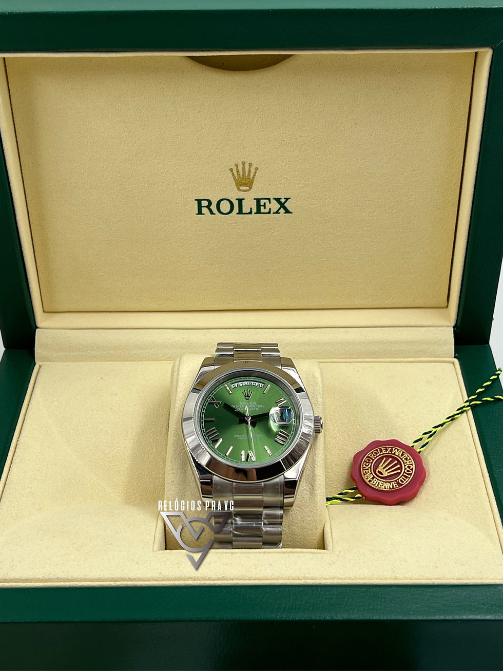 Miniatura: KIT ROLEX DAYDATE +CAIXA R. COM DOCUMENTOS