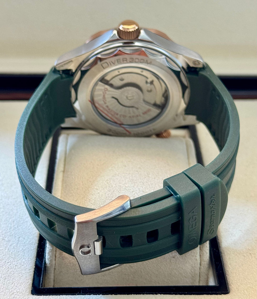 Miniatura: RÉPLICA OMEGA SEAMASTER GOLD GREEN - Relógio Top Tier Primeira Linha