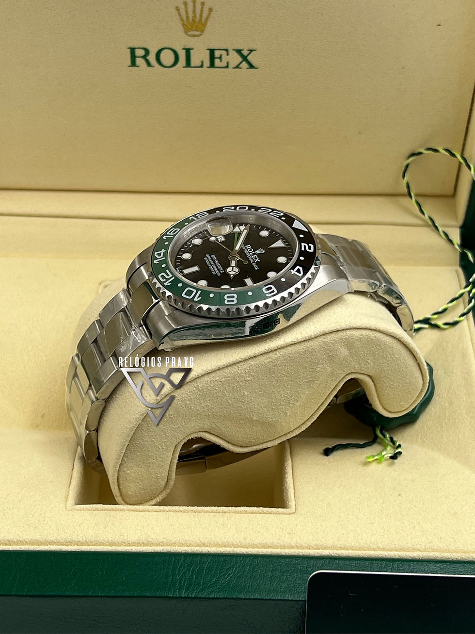 Miniatura: KIT ROLEX GMT SPRITE OYSTER+CAIXA R. COM DOCUMENTOS