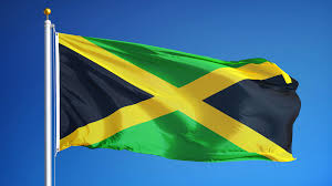 Jamaican Flag blowing in the wind