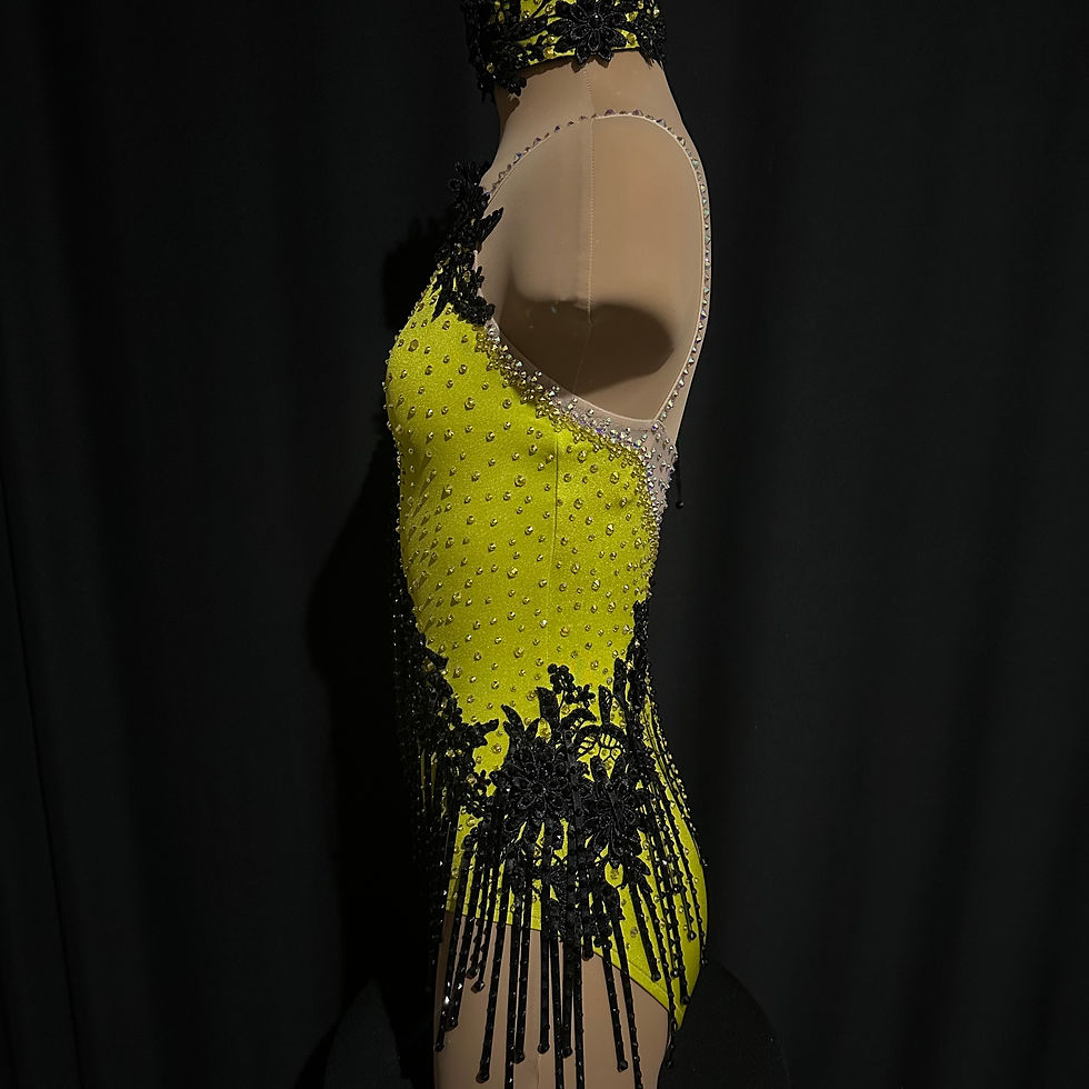 Thumbnail: CITRINE & BLACK TASSELS