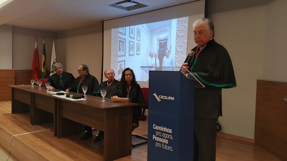 Um dos fundadores da AMP e ex-presidente da AMP, Acadêmico Luiz Cláudio Chaves. (Foto: divulgação)