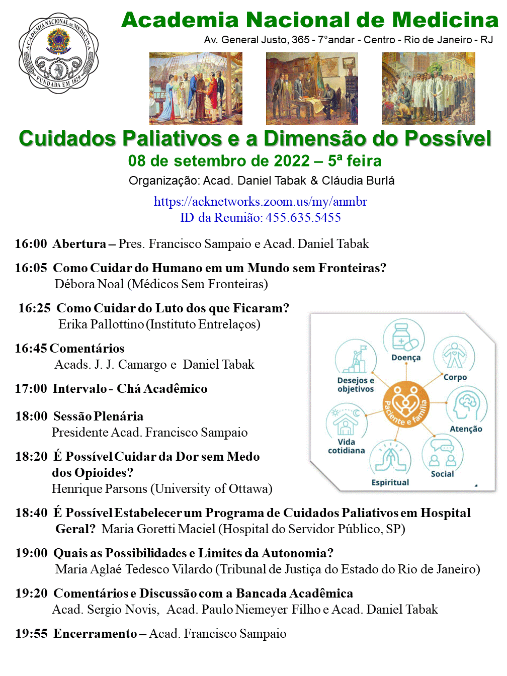 ANM realiza Simpósio: Cuidados Paliativos e a Dimensão do Possível