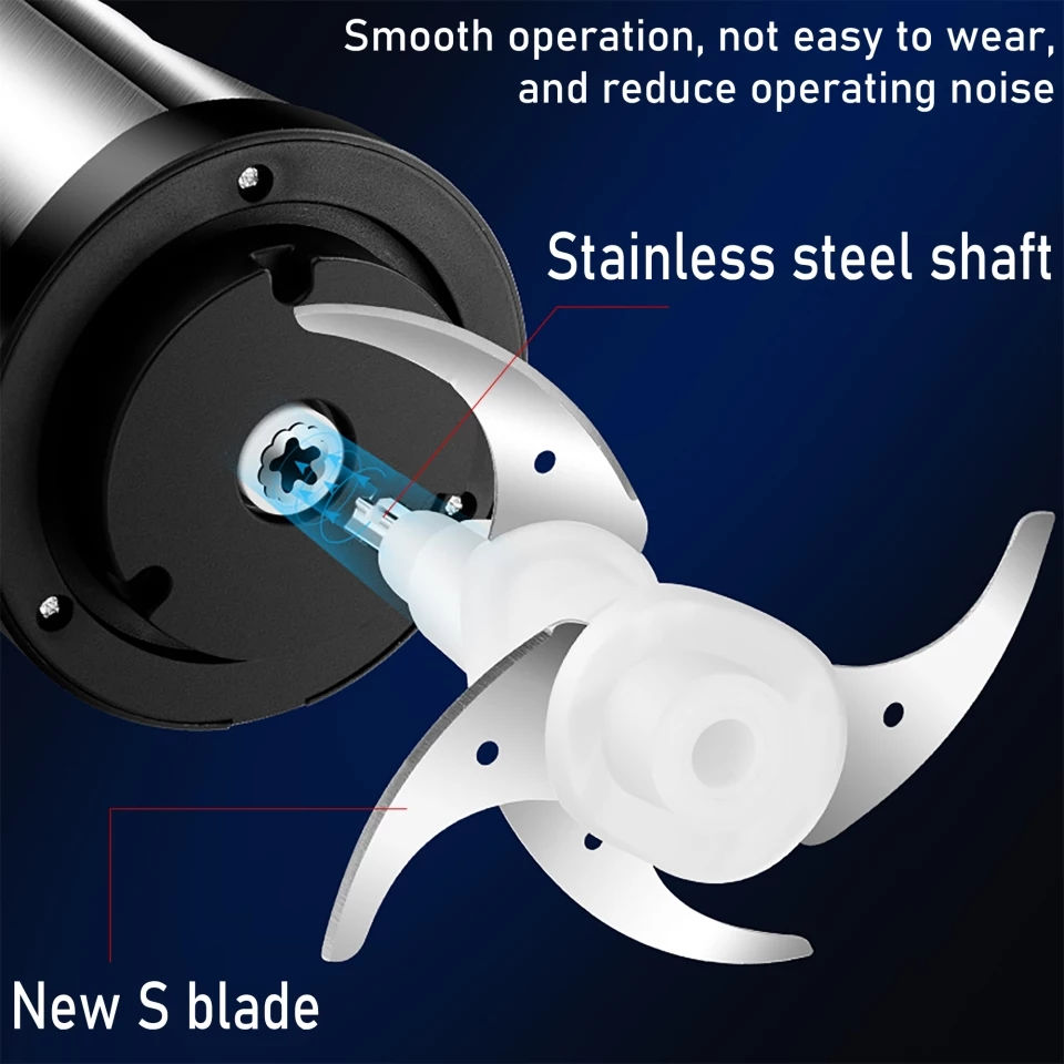 Thumbnail: Sonifer Stainless Steel Electric Chopper Meat Grinder