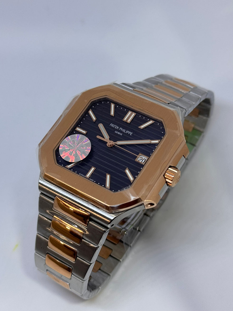 Miniatura: Patek Philippe Cubitus Two Tone Blue Dial 45mm Swiss